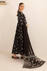 BAROQUE LAWN PRINTED EMBROIDERY DRESS 3 PIECE UNSTITCHED